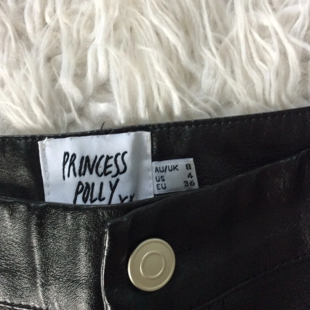 NWOT Princess Polly Vegan Leather Macey Pants